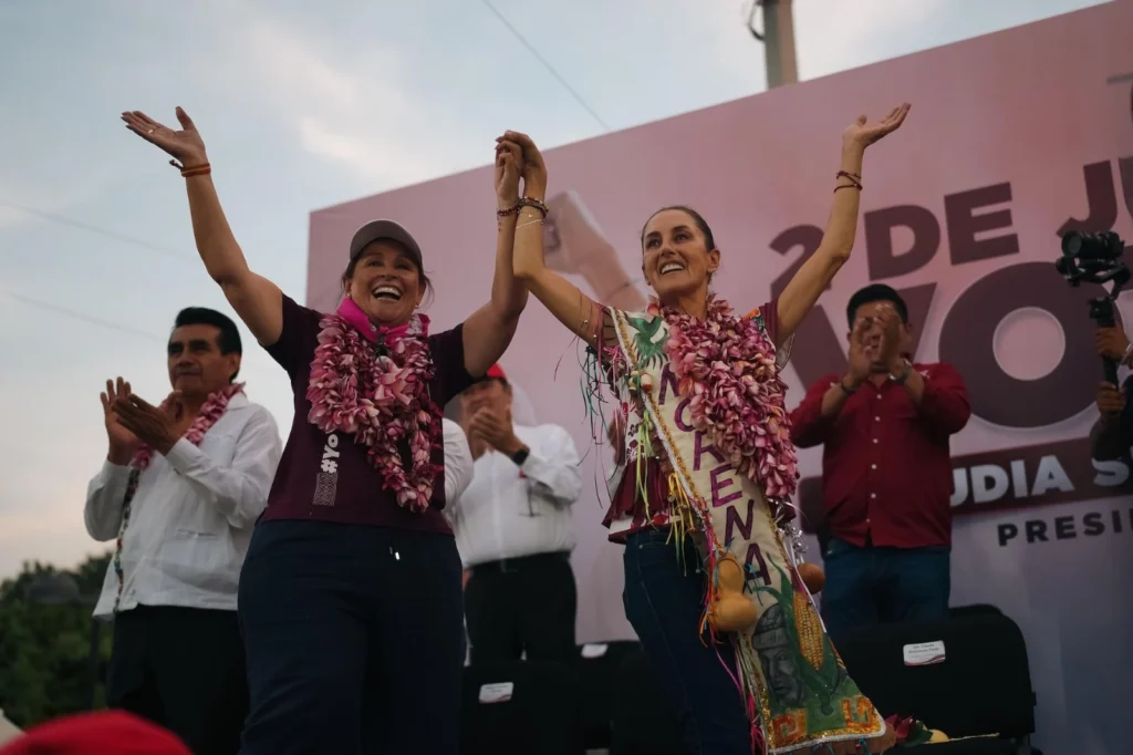 Rocío Nahle Refuerza Campaña en Veracruz con Apoyo de Sheinbaum